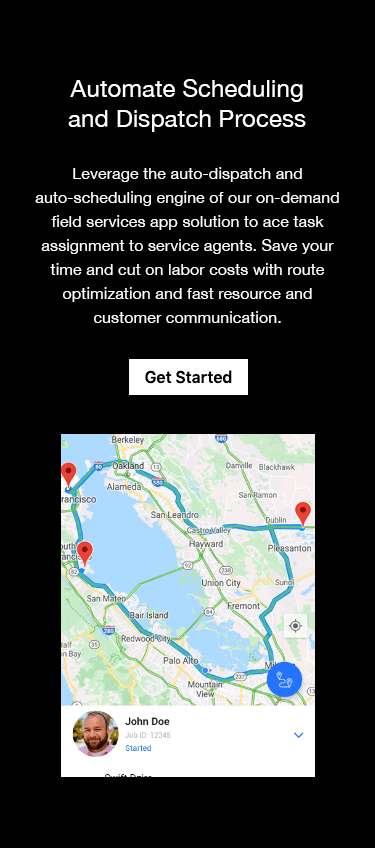 Installation and Maintenance Service Scheduling Software Leverage the auto-dispatch and auto-assignment capabilities to manage repeat service requests.