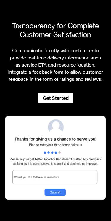 Towing Dispatch Software - Collect customer feedback to analyze your fleet’s performance.