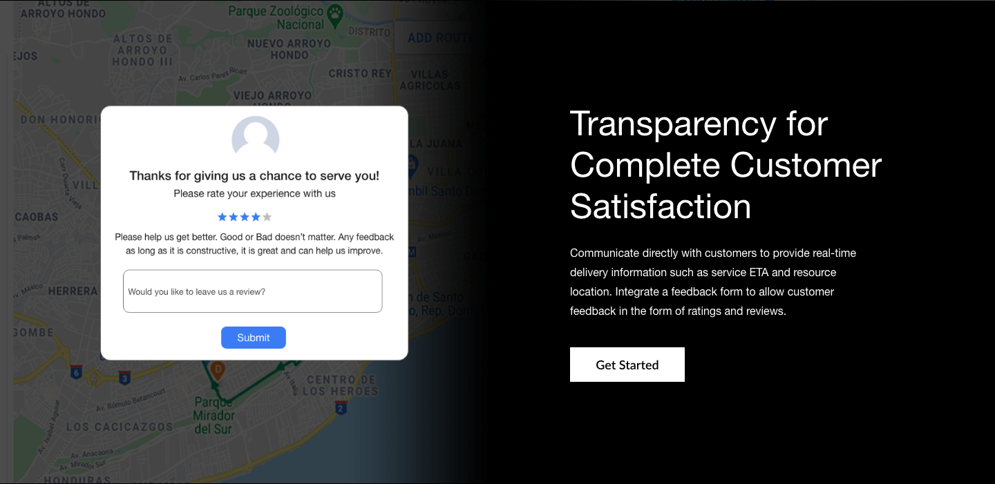 Enable customers to get real-time status of the appointment and view beauty service professionals details on the on-demand home services app.