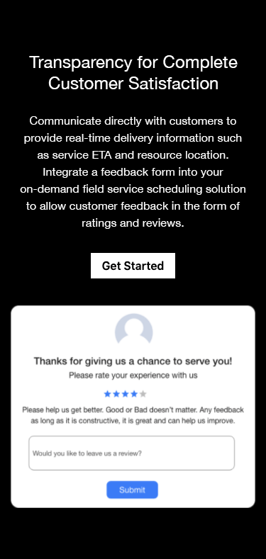 Enable customers to get real-time status of the appointment and view beauty service professionals details on the on-demand home services app.