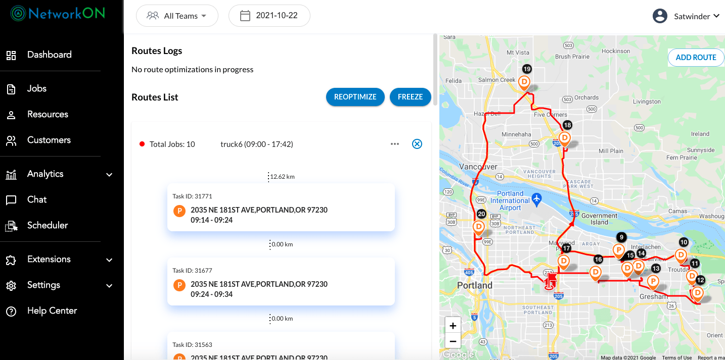 Route Optimization