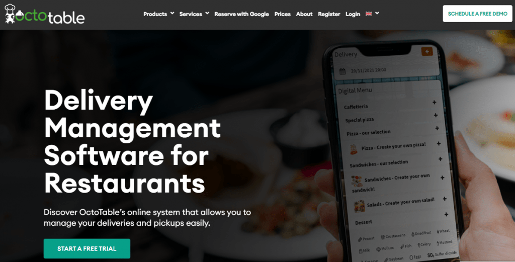 Octotable Webpage 